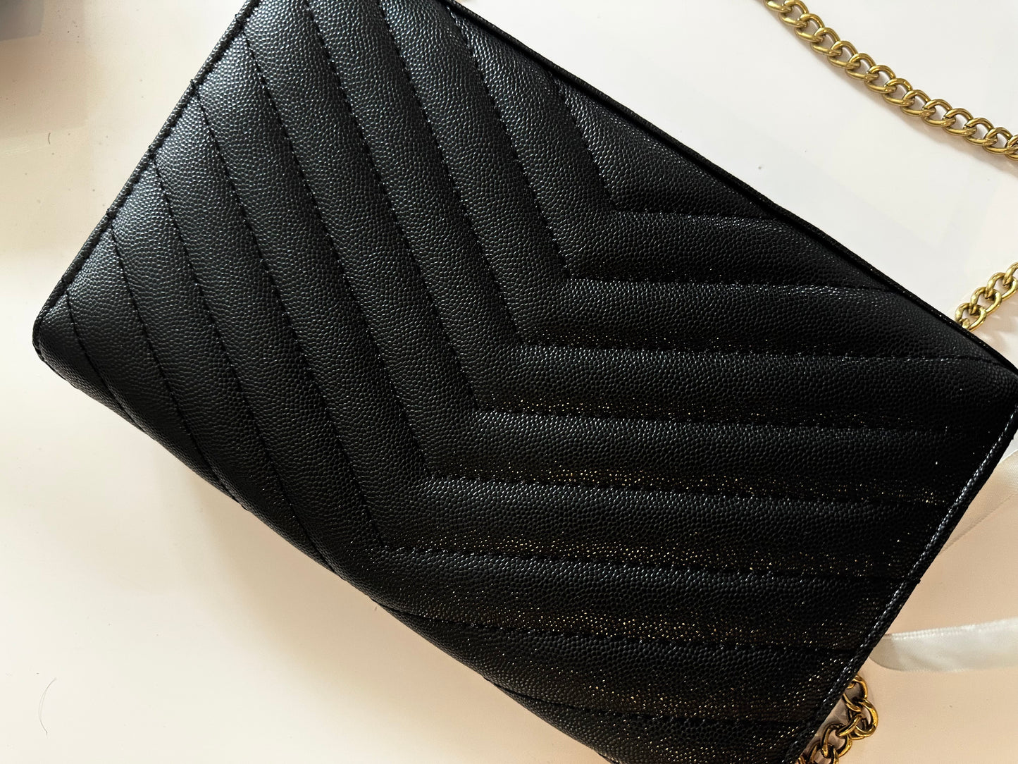 Black Mattlesse Cross body clutch Bag