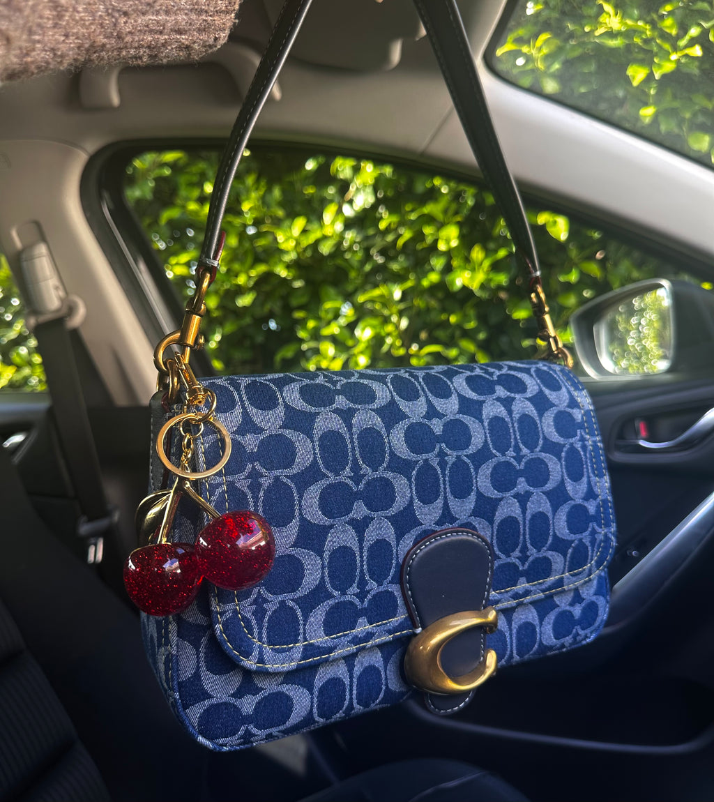 Denim leather Tabby Charmed bag
