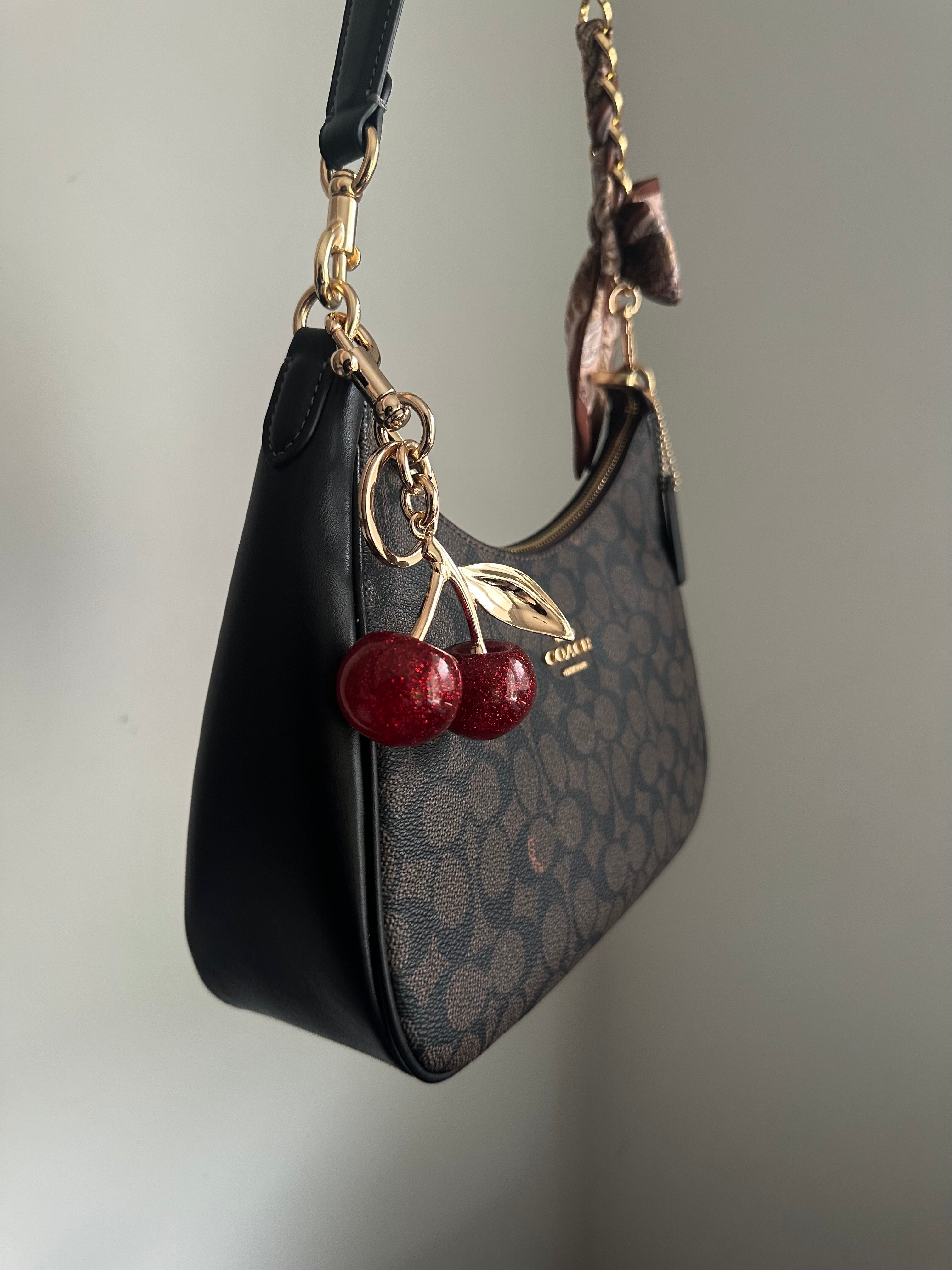 Hobo brown leather Teri Charmed bag