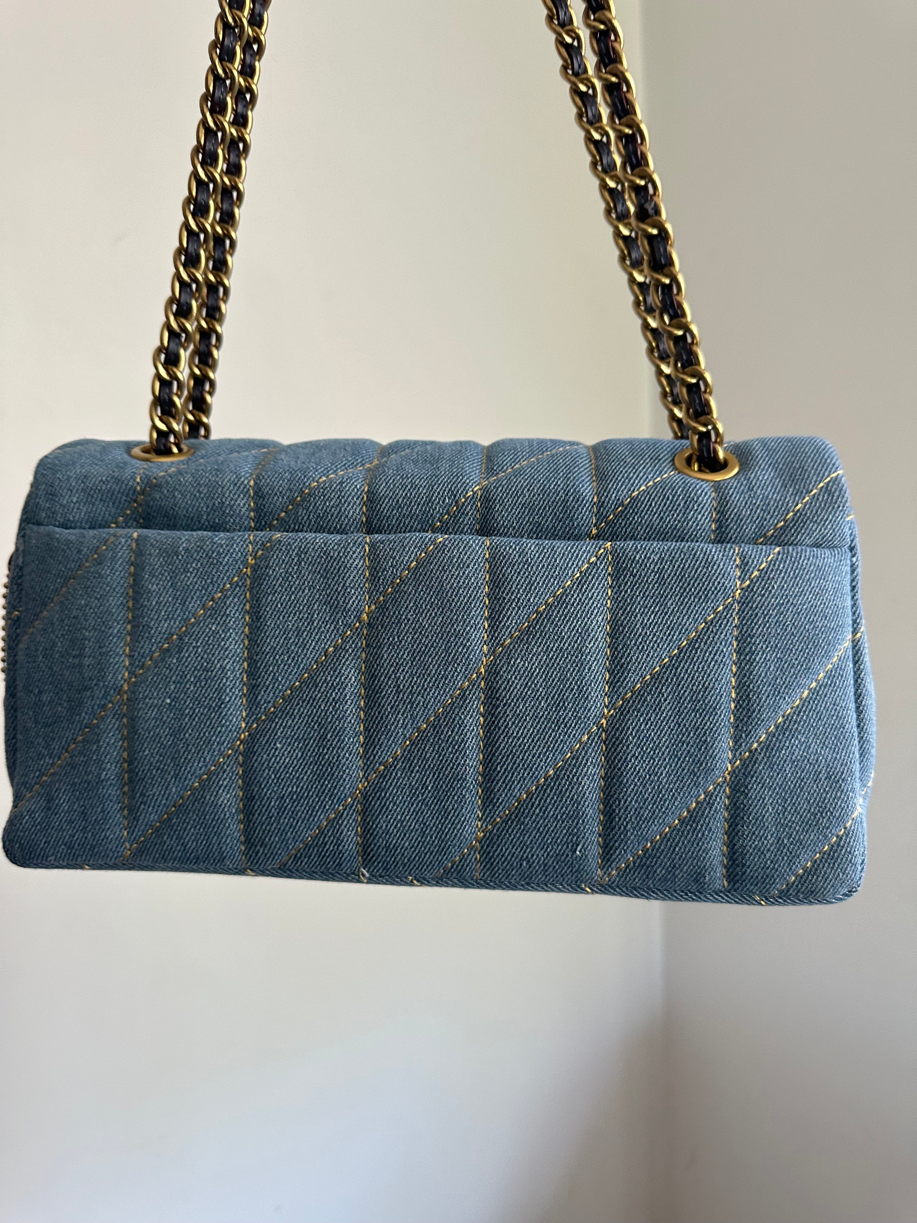 Denim leather Tabby 26 Charmed bag