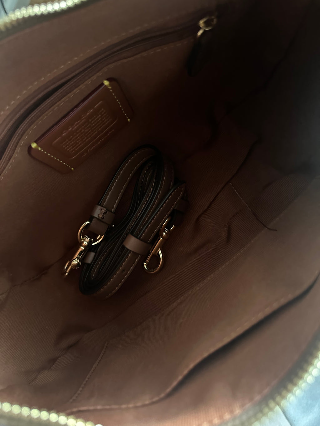 Hobo brown leather Teri Charmed bag