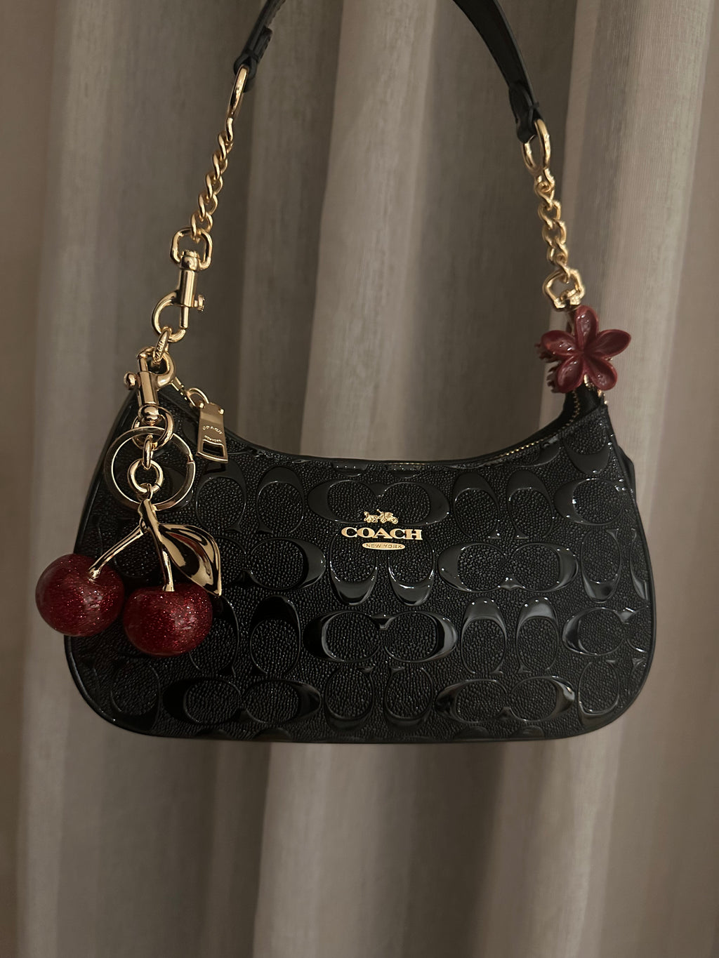 Black Teri Charmed bag