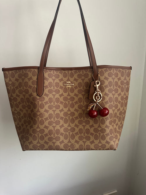 Brown Charmed Teri Tote Bag
