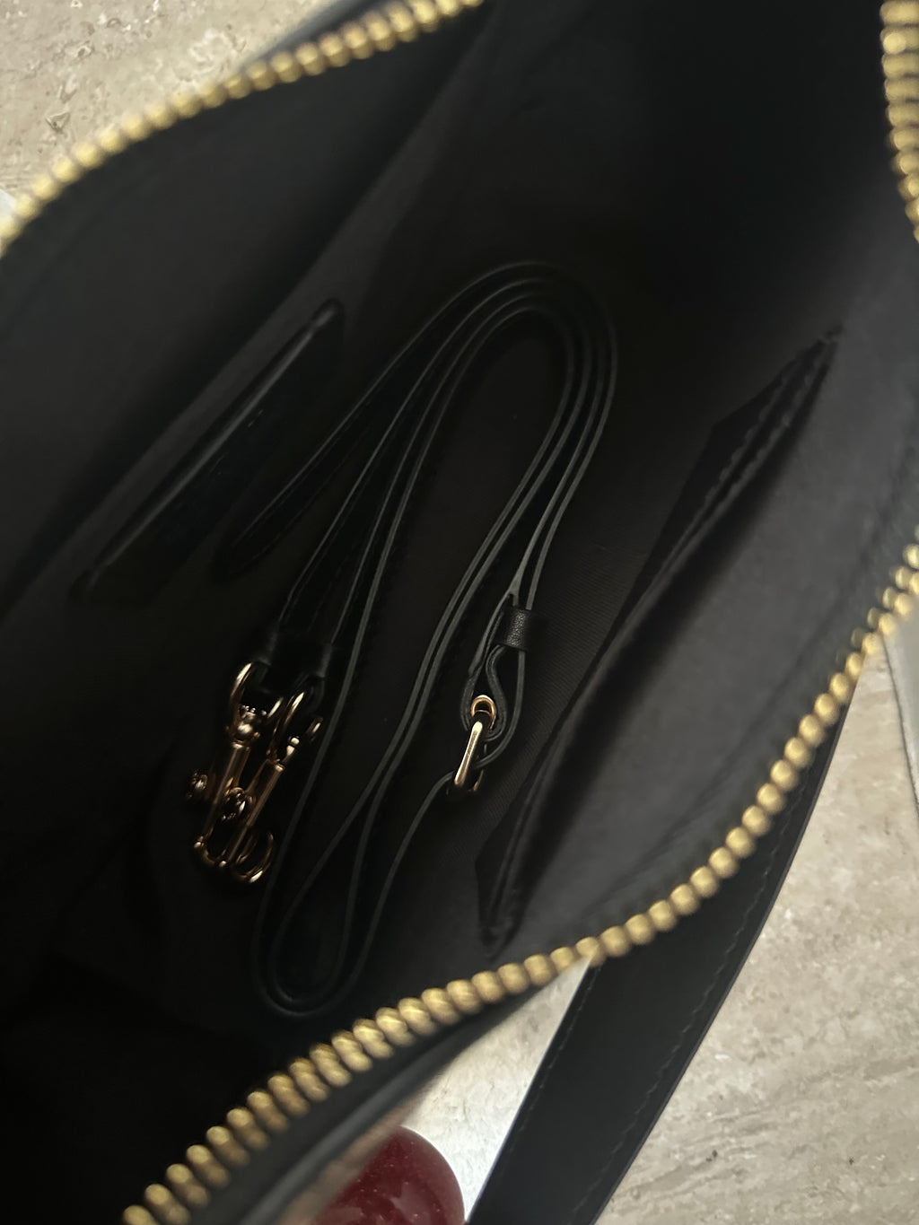 Teri Leopard Black Shoulder Handbag