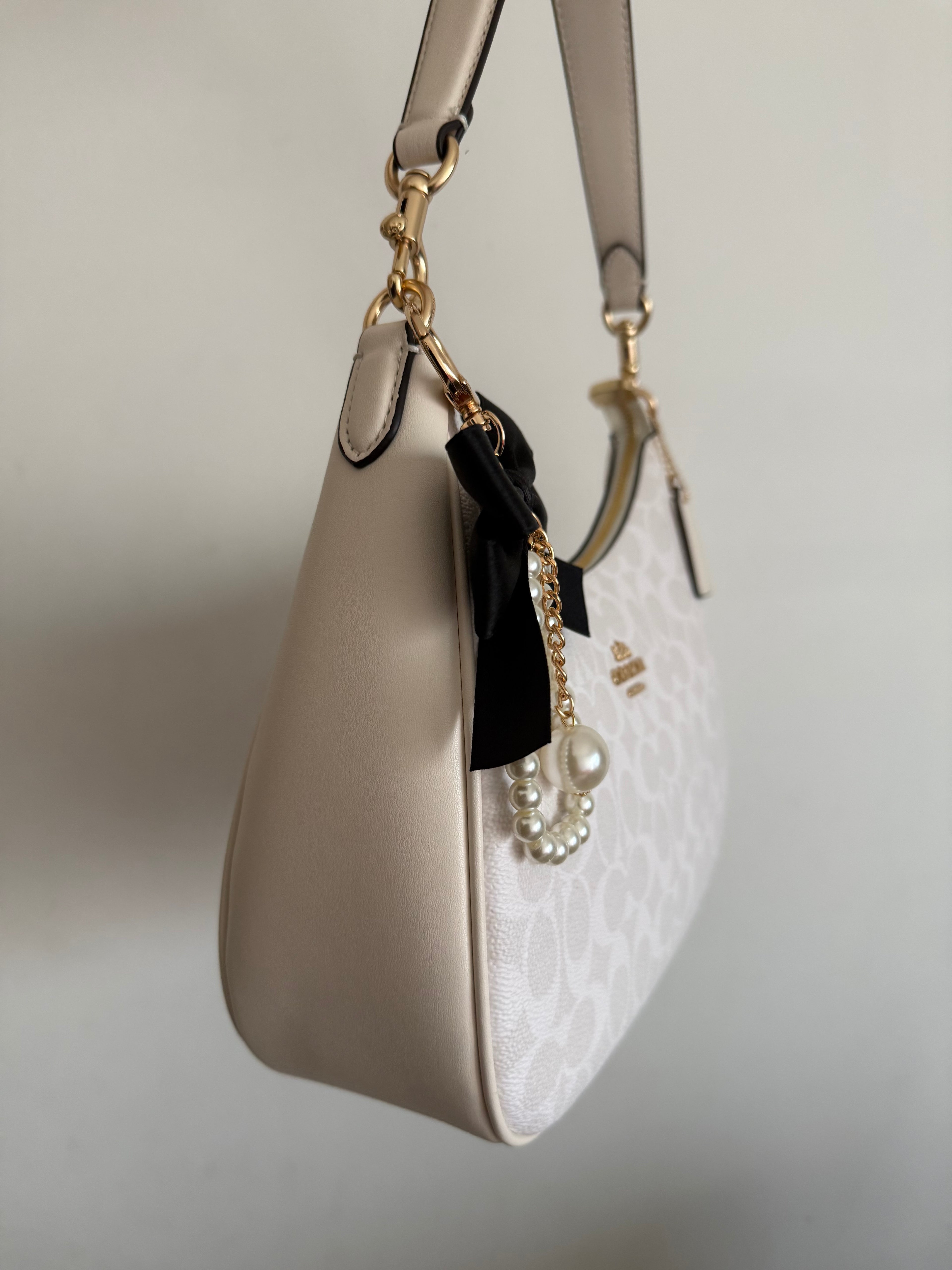 White Hobo Teri Charmed bag