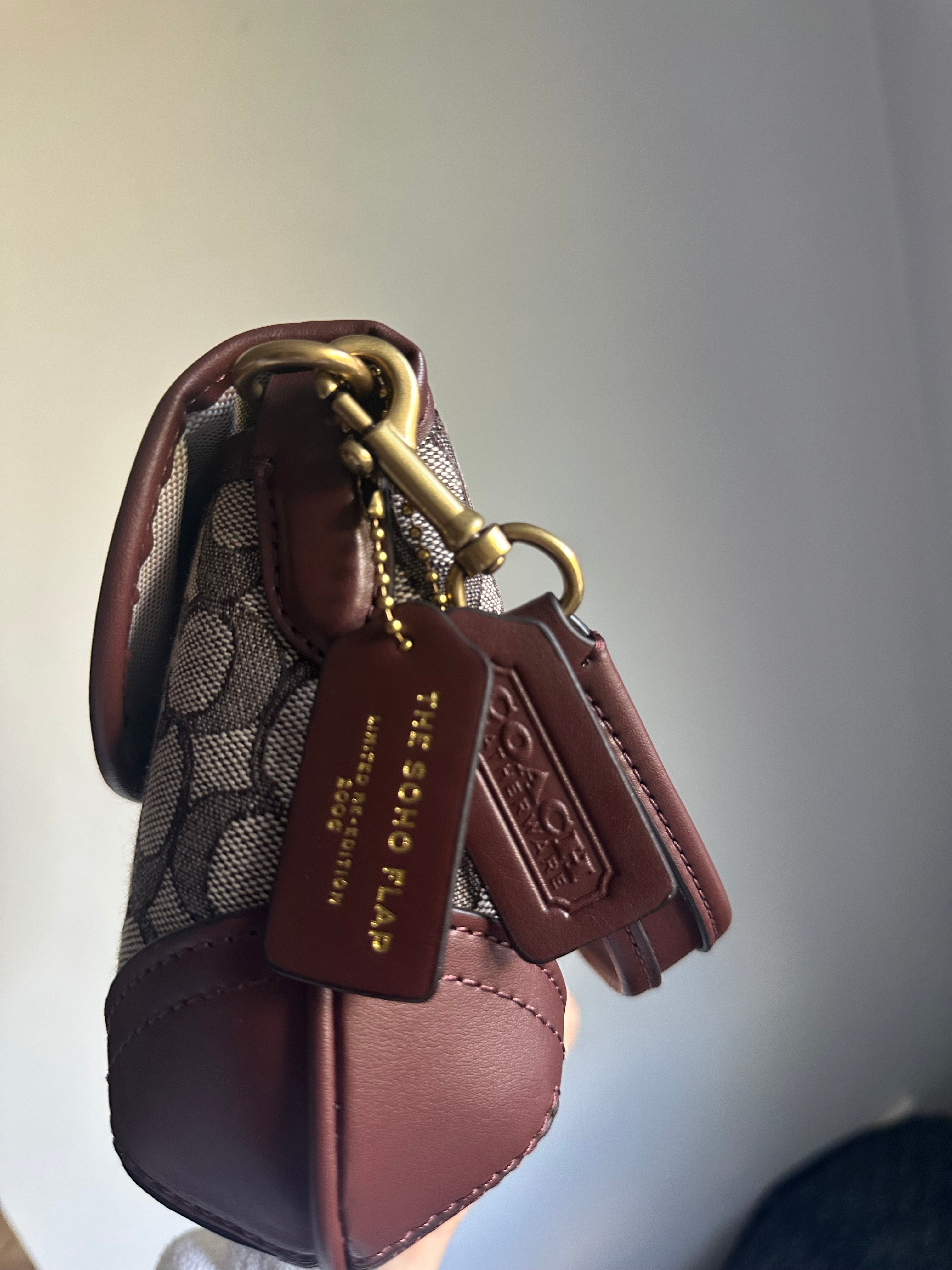 Vintage Soho Brown Leather Bag