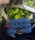 Denim leather Tabby Charmed bag