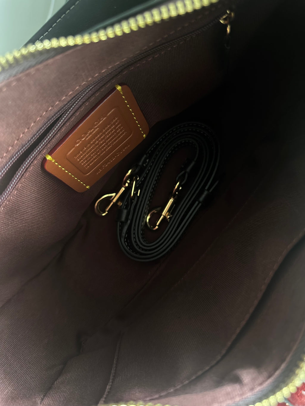 Hobo brown leather Teri Charmed bag