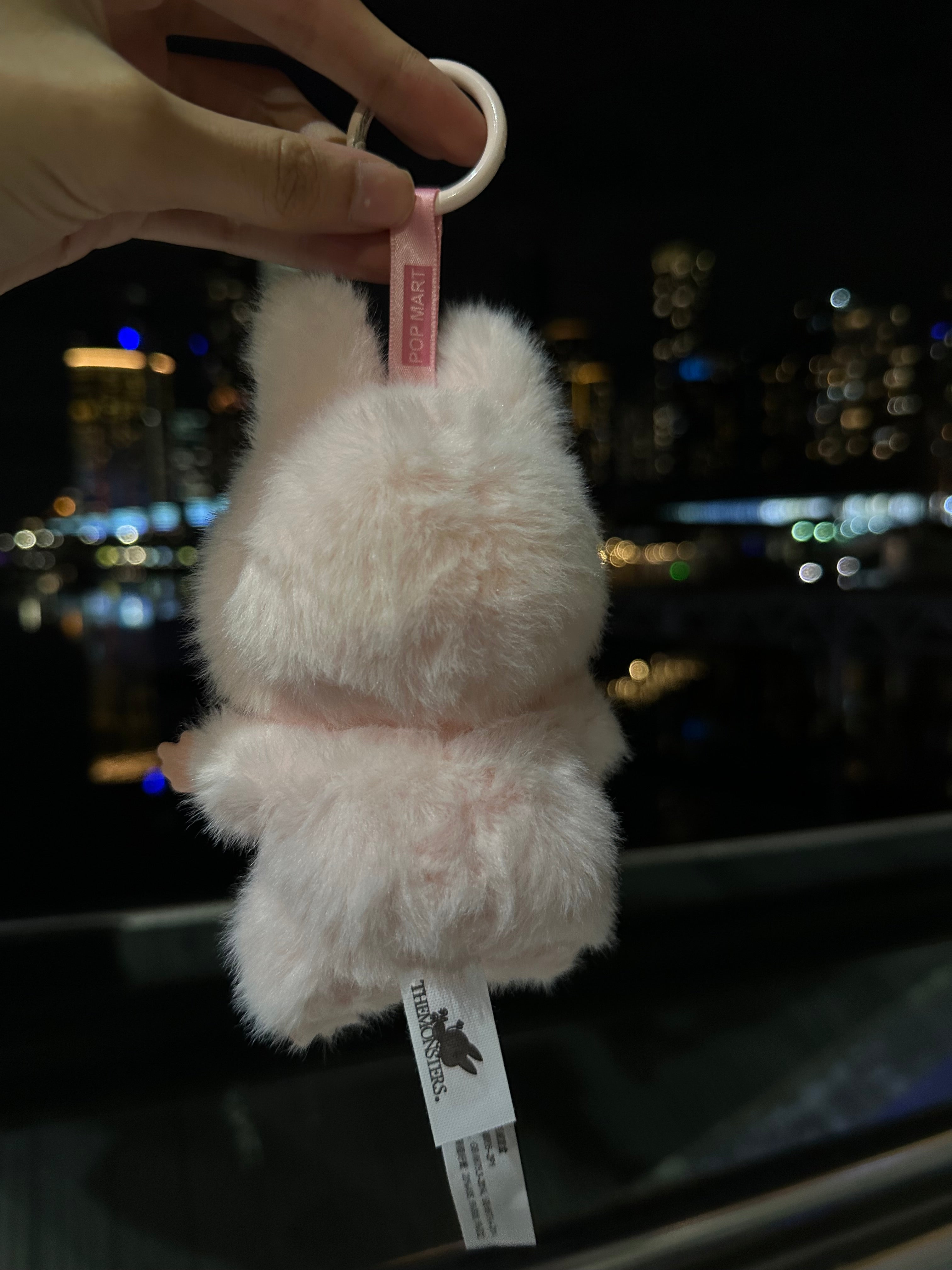 Pink Cute Labubu Plush Charm