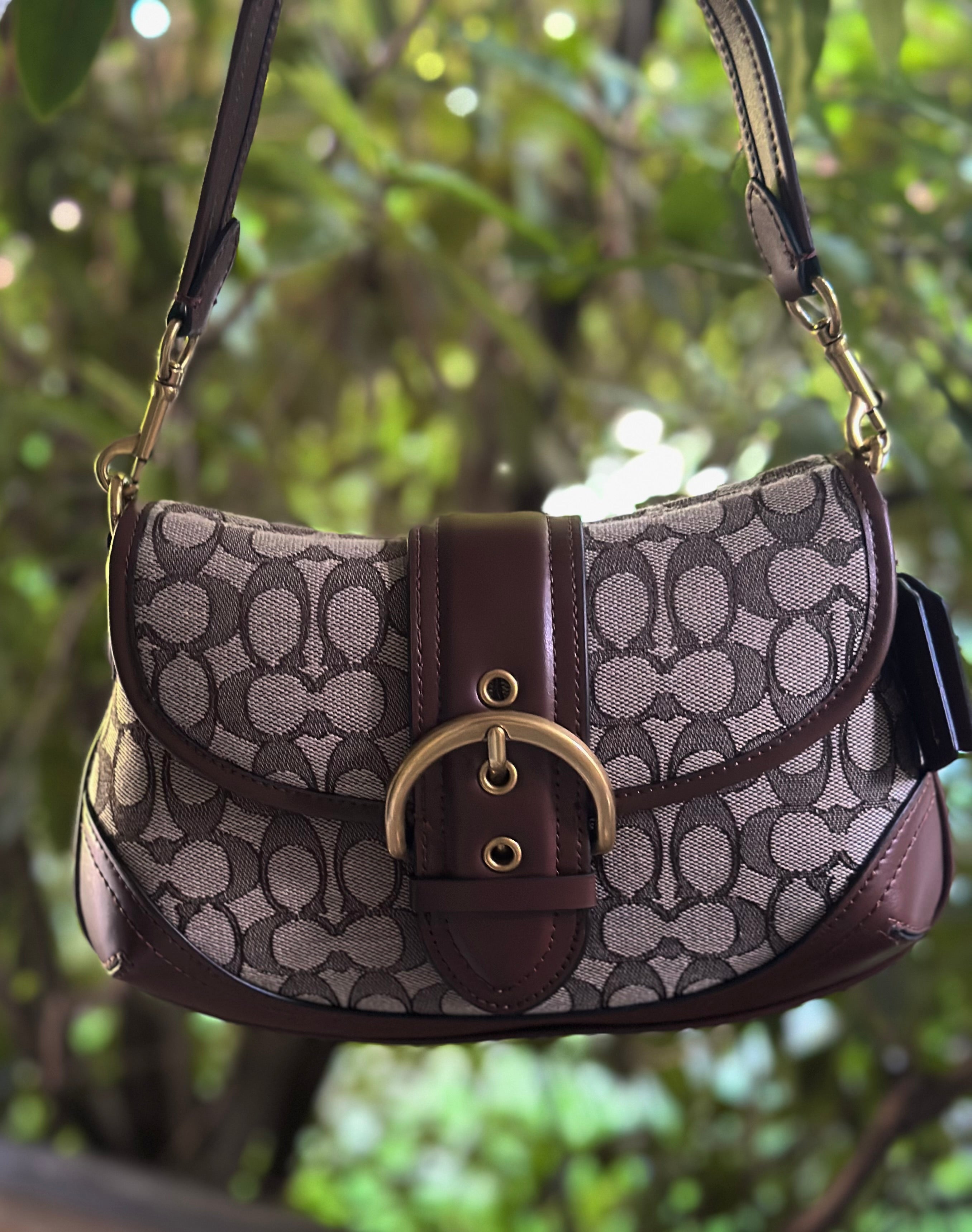 Vintage Soho Brown Leather Bag