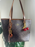 Signature Canvas Tote Bag – Brown and Black