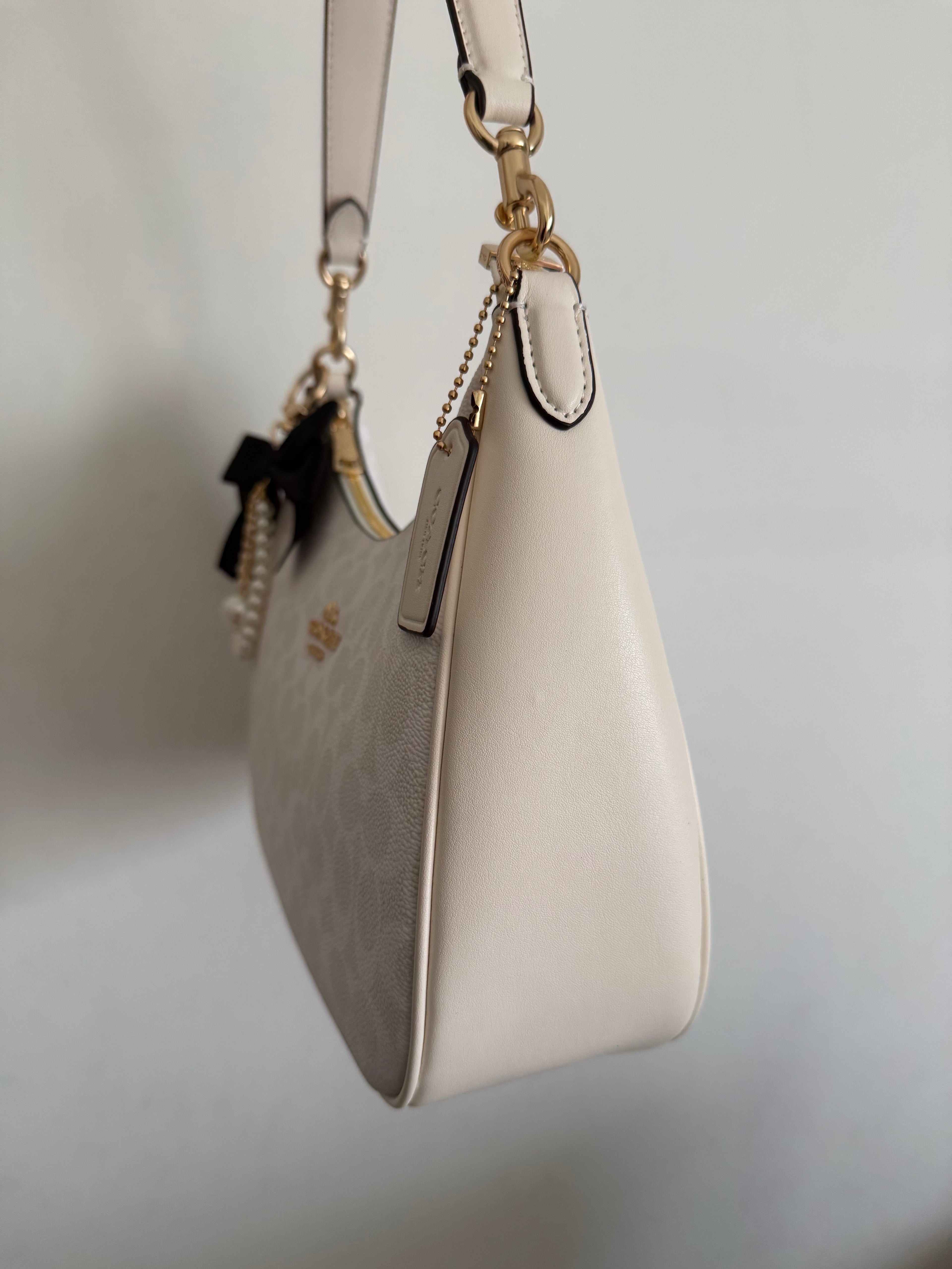 White Hobo Teri Charmed bag