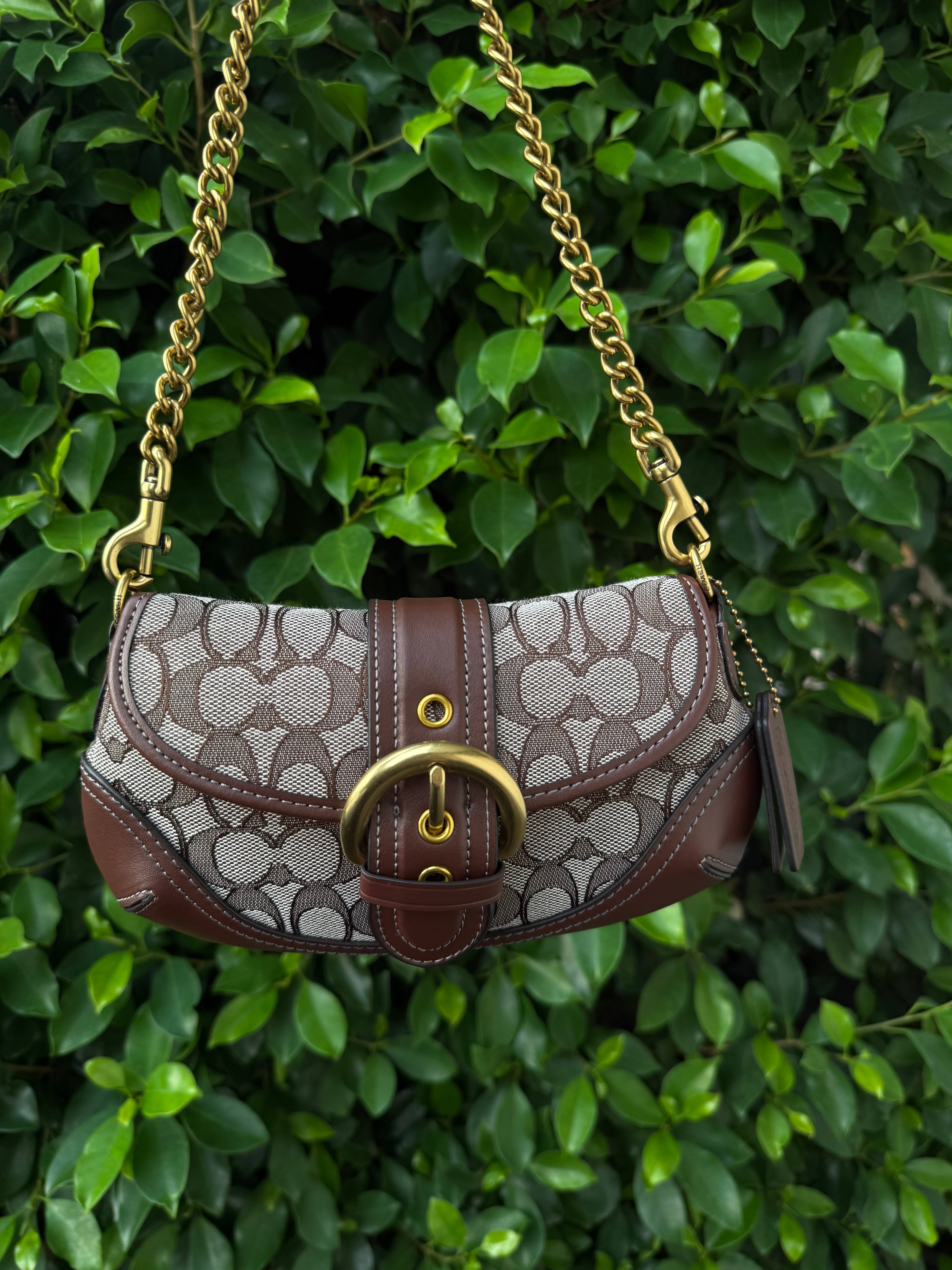 Vintage Soho Brown Leather Bag