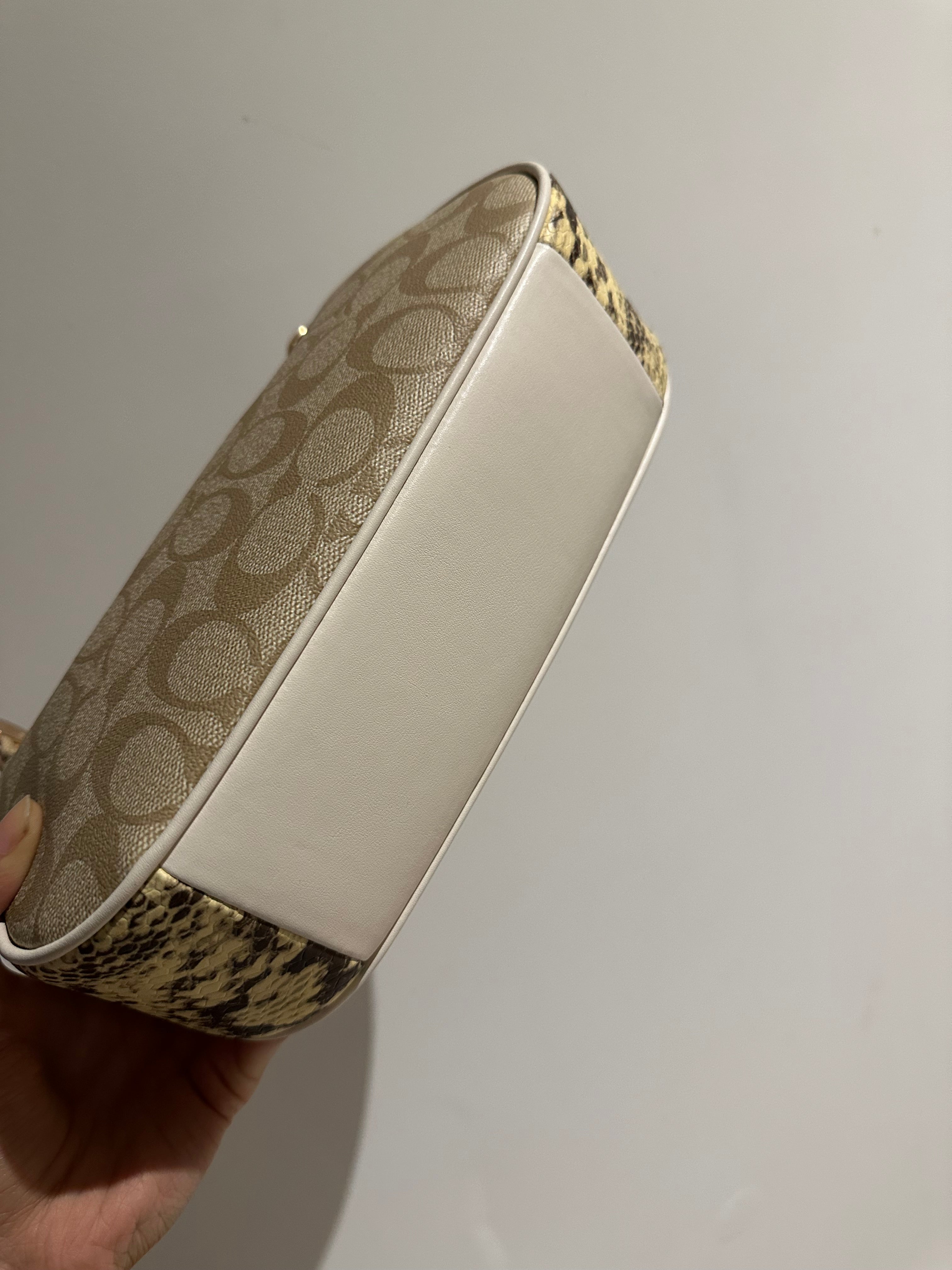 Teri Snake print Shoulder Handbag
