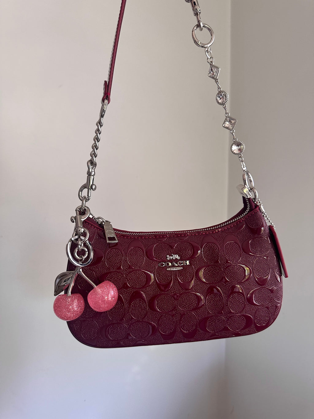 Red Teri Charmed bag