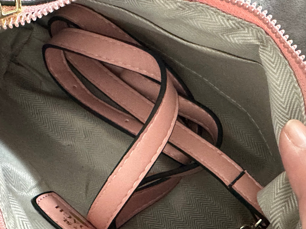 Hot Pink Gold Teri Bag