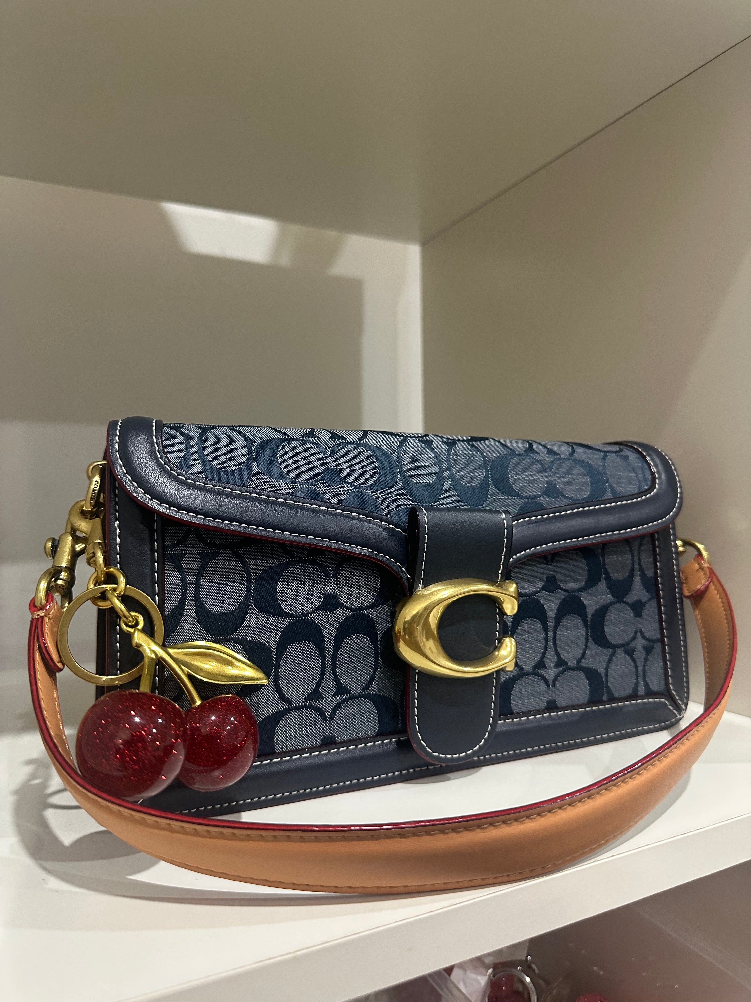 Denim leather Tabby 26 Charmed bag