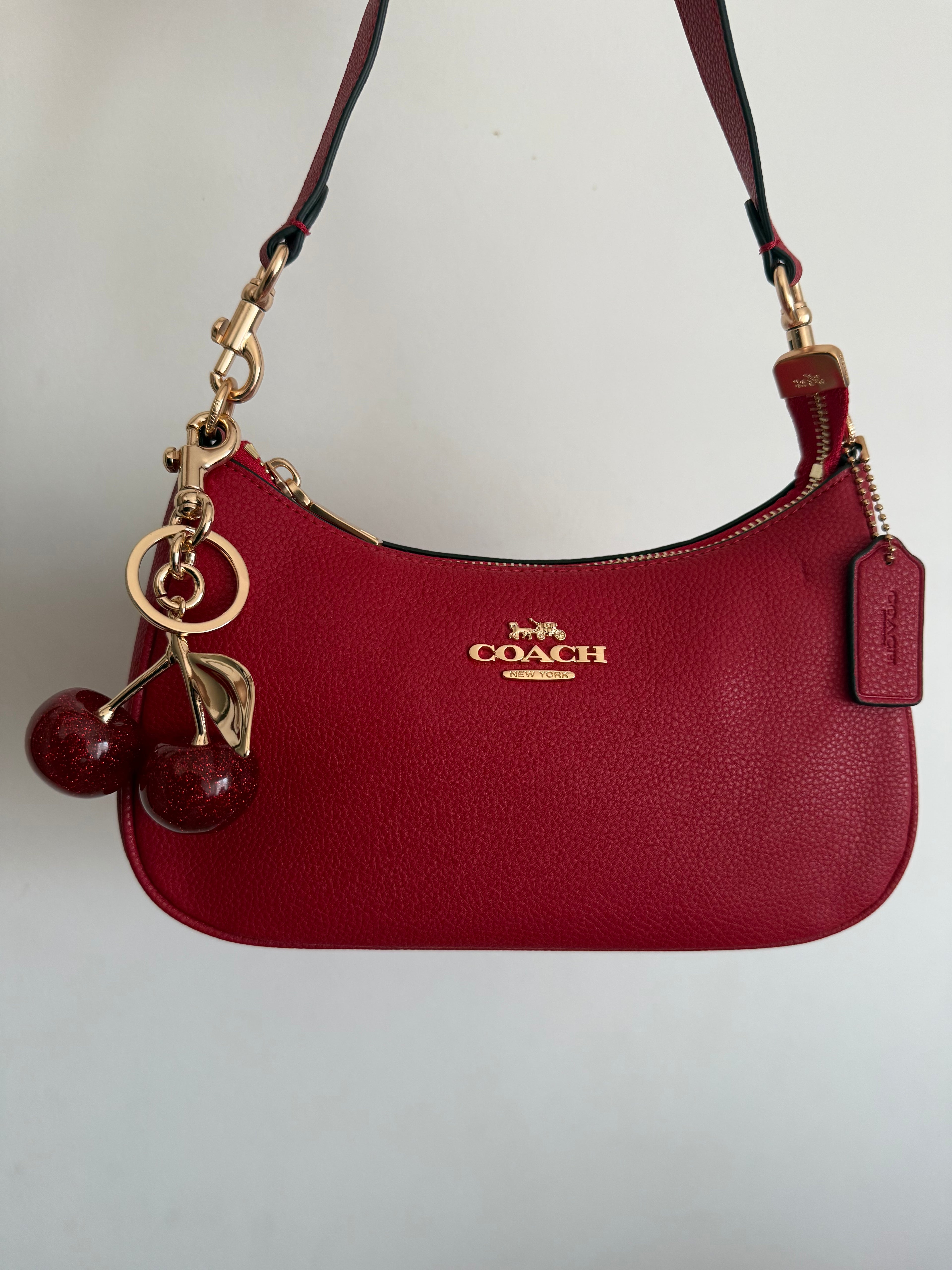 Red Teri Charmed bag