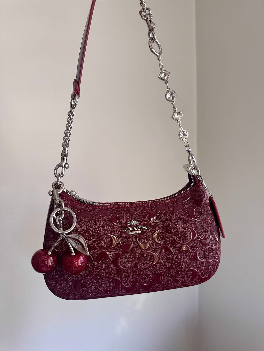 Red Teri Charmed bag