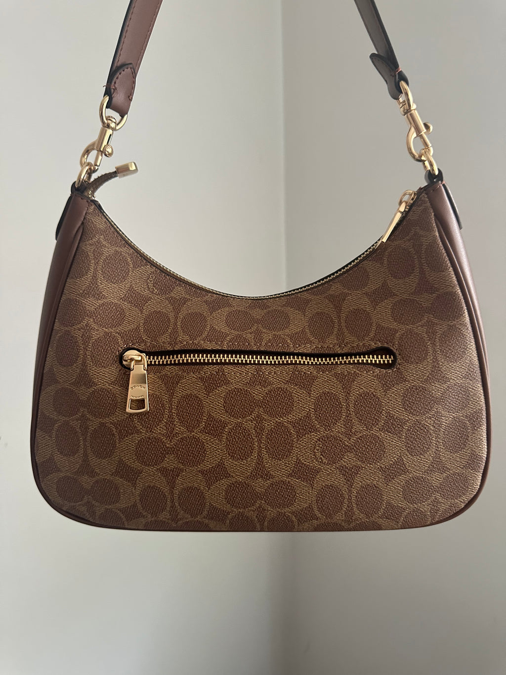 Hobo brown leather Teri Charmed bag