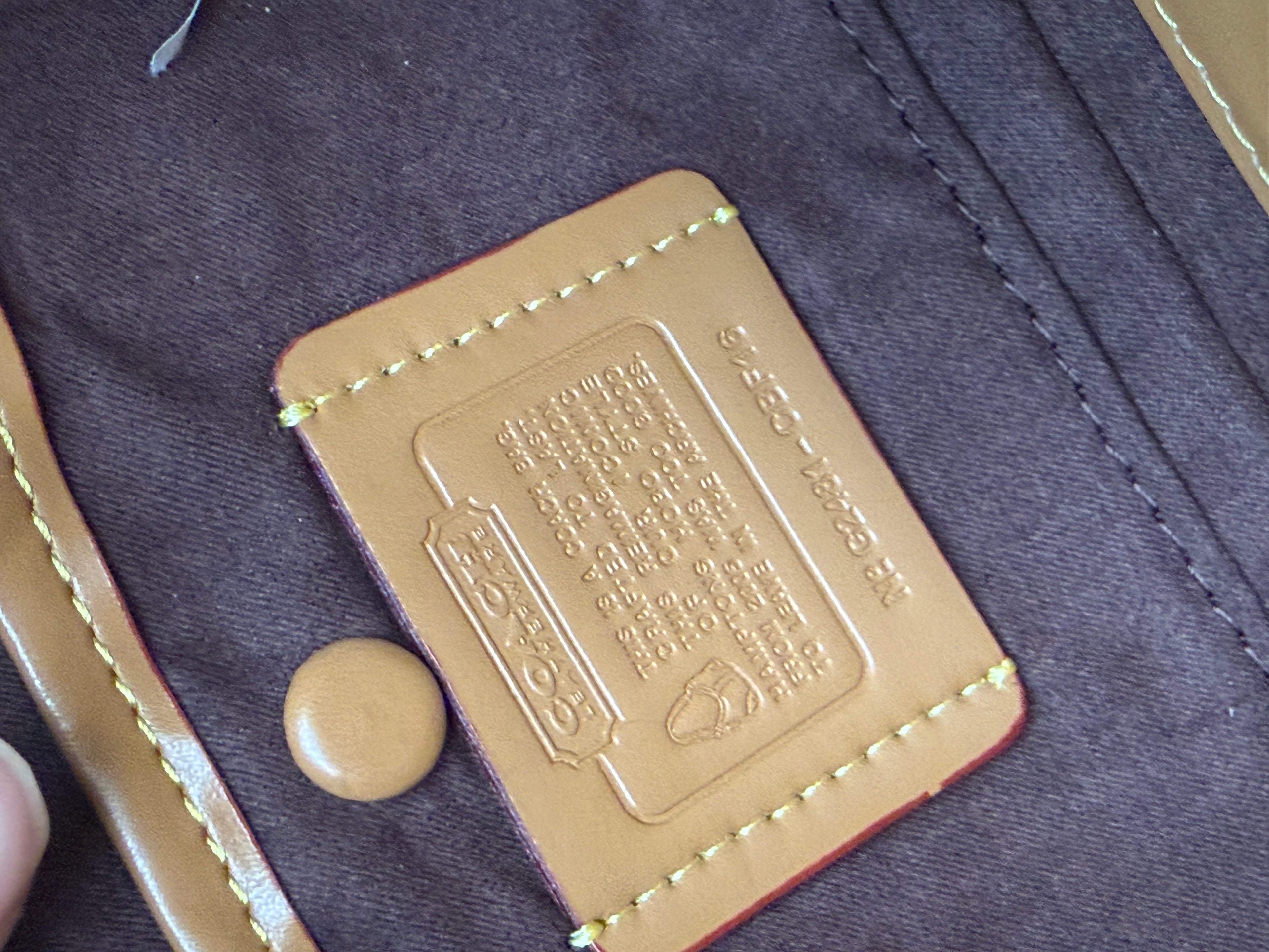 Vintage Soho Brown Leather Bag