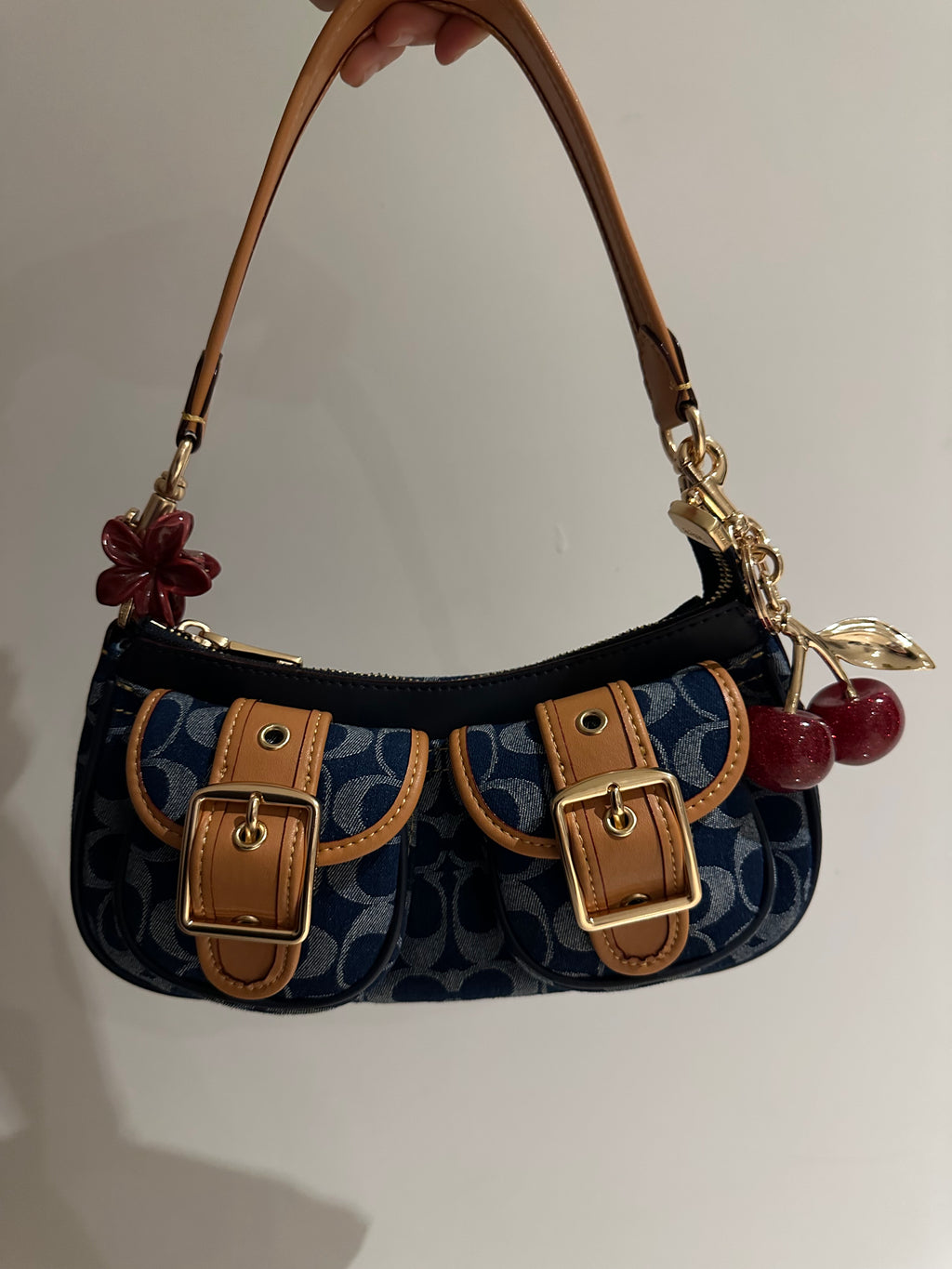 Denim Ashton Baguette Coach Shoulder bag