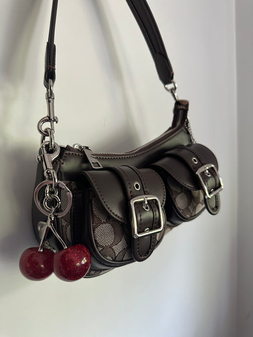 Ashton Brown Baguette Bag 90s Vintage