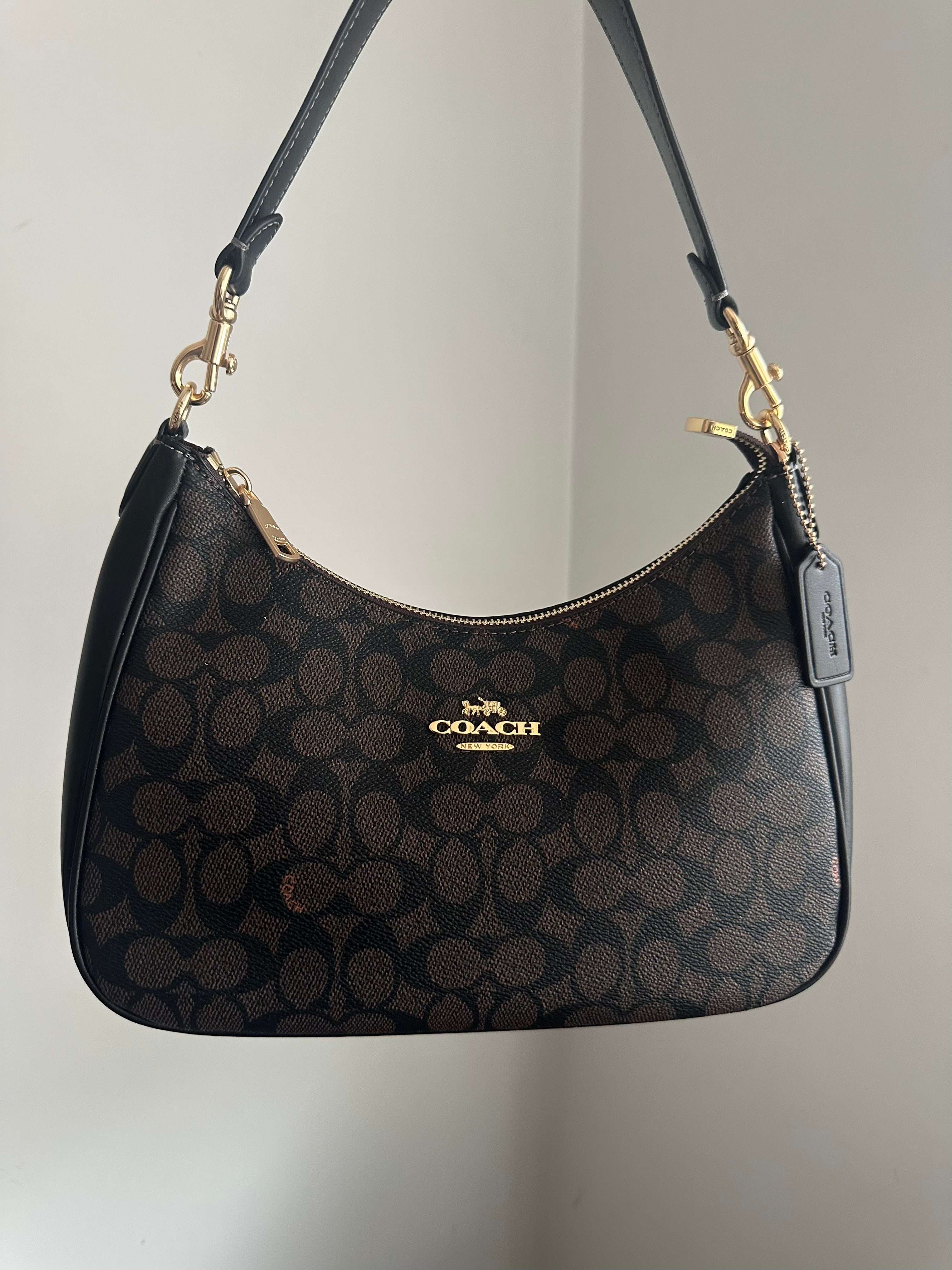 Hobo brown leather Teri Charmed bag