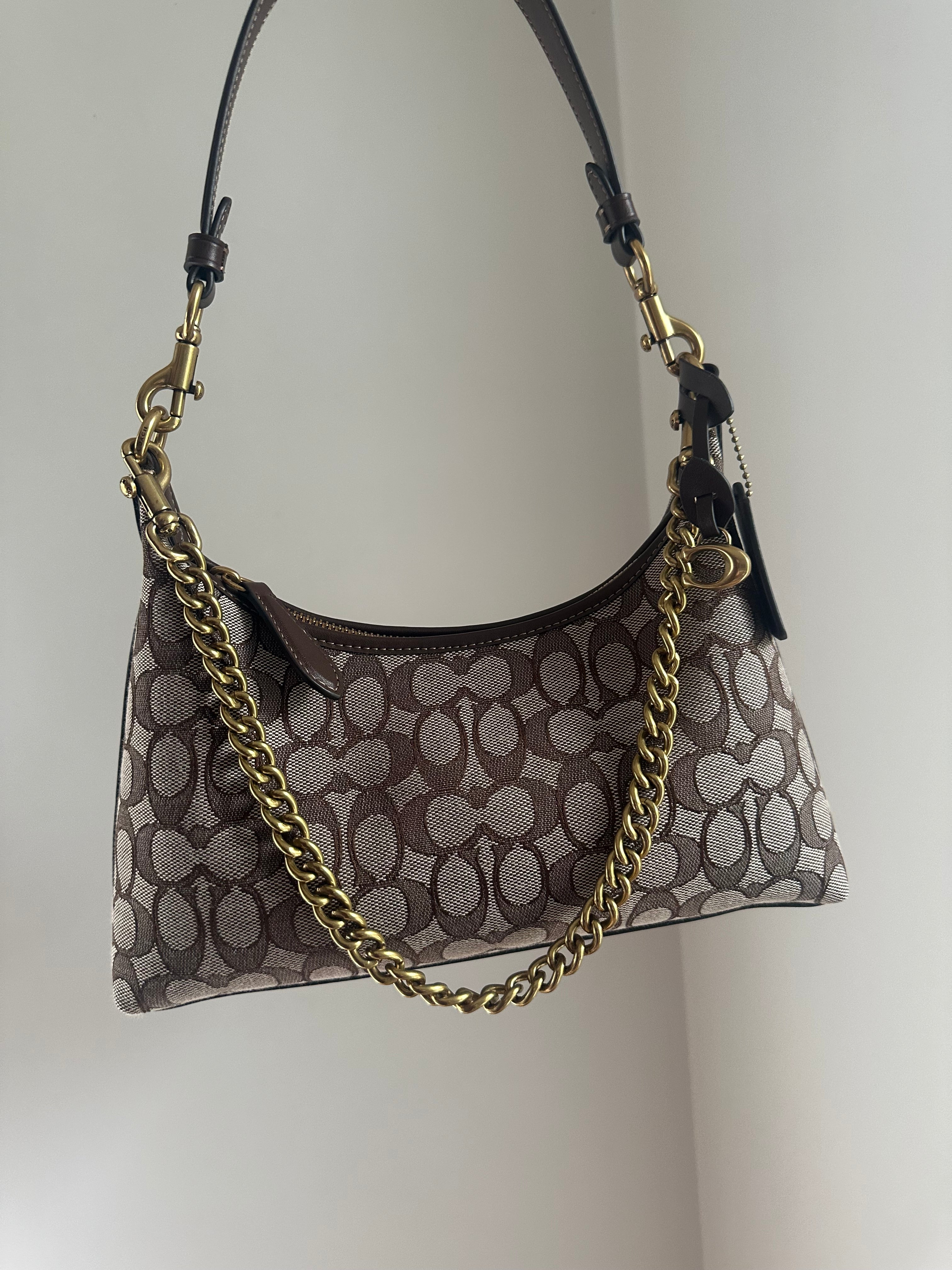 Juliet Shoulder Bag-Denim Brown