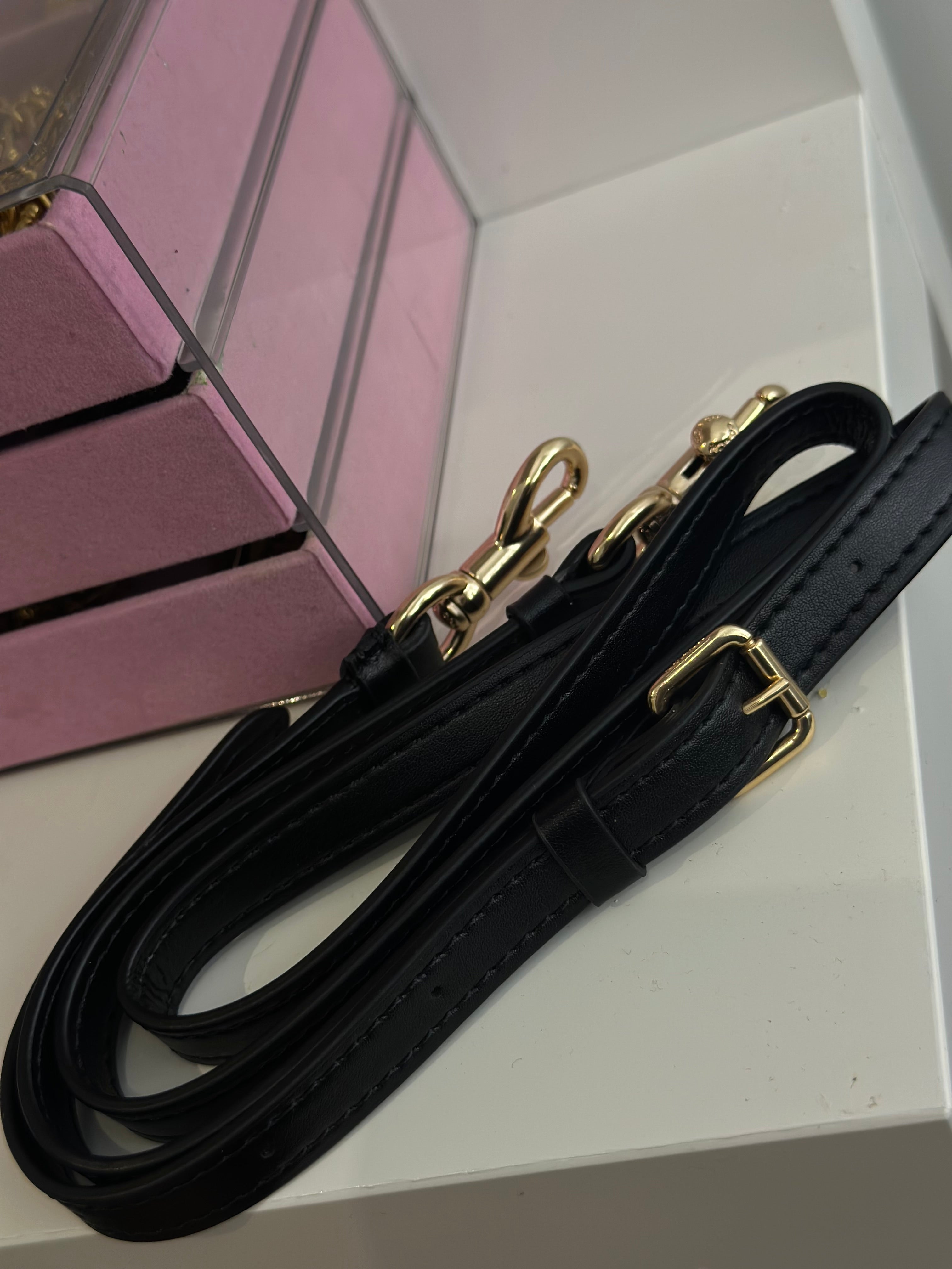 Teri Leopard Black Shoulder Handbag