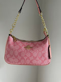 Hot Pink Gold Teri Bag