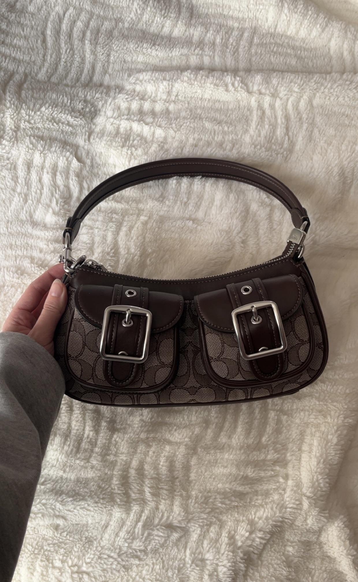 Ashton Brown Baguette Bag 90s Vintage