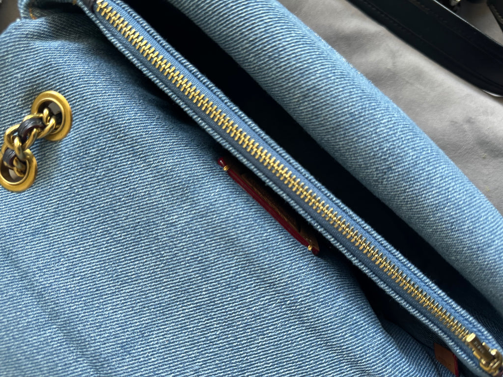 Denim leather Tabby 26 Charmed bag