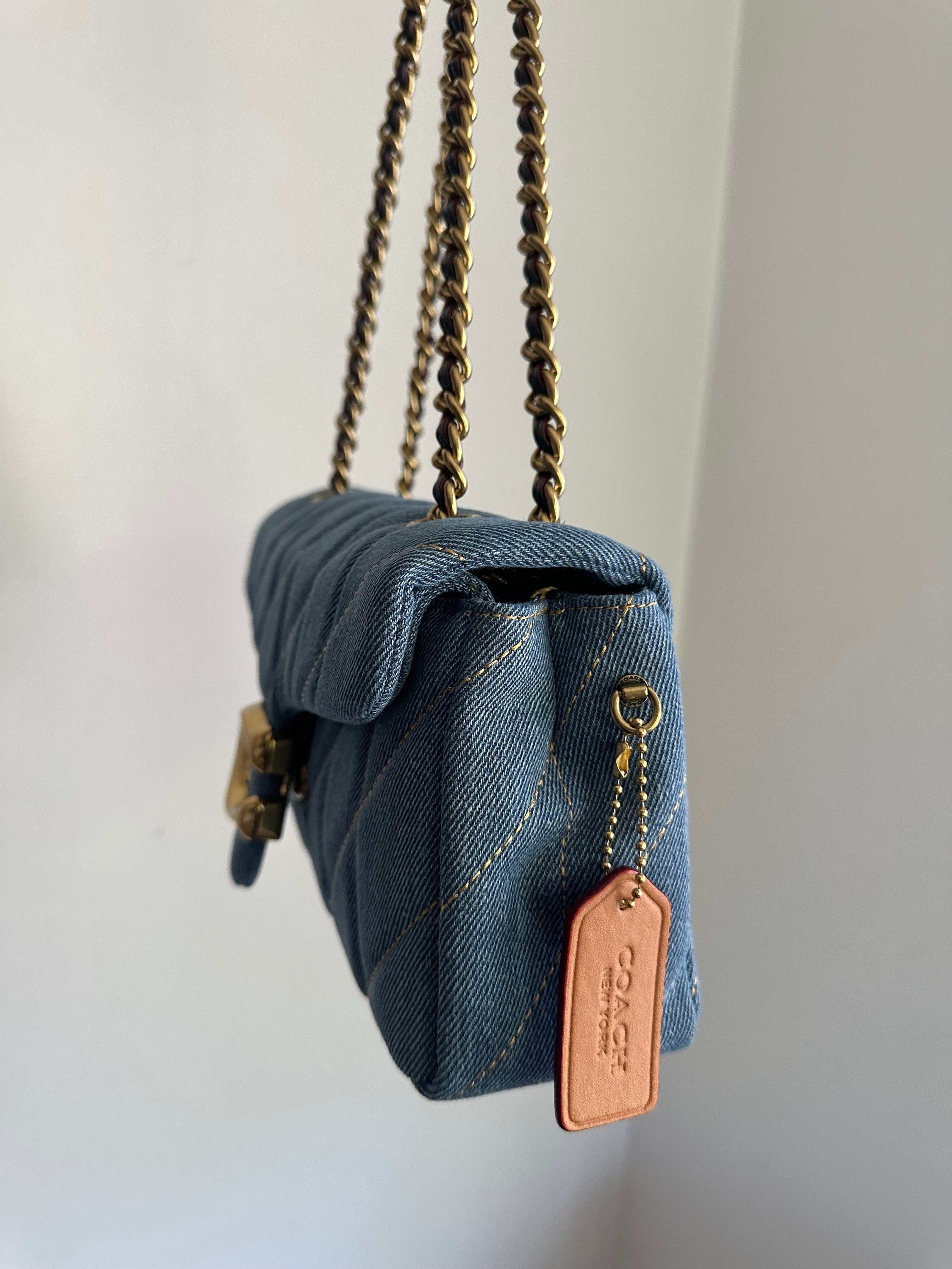 Denim leather Tabby 26 Charmed bag