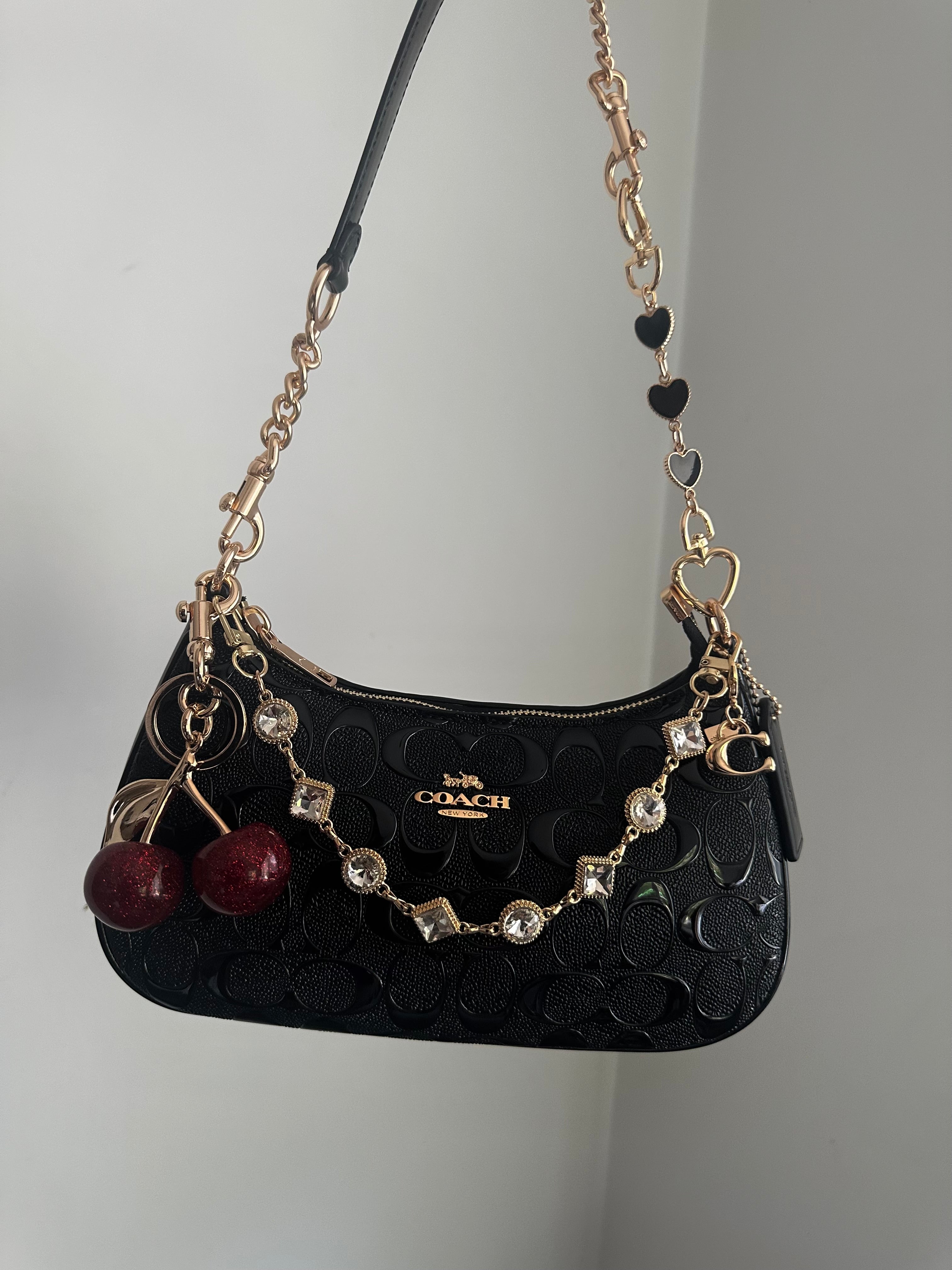 Black Teri Charmed bag