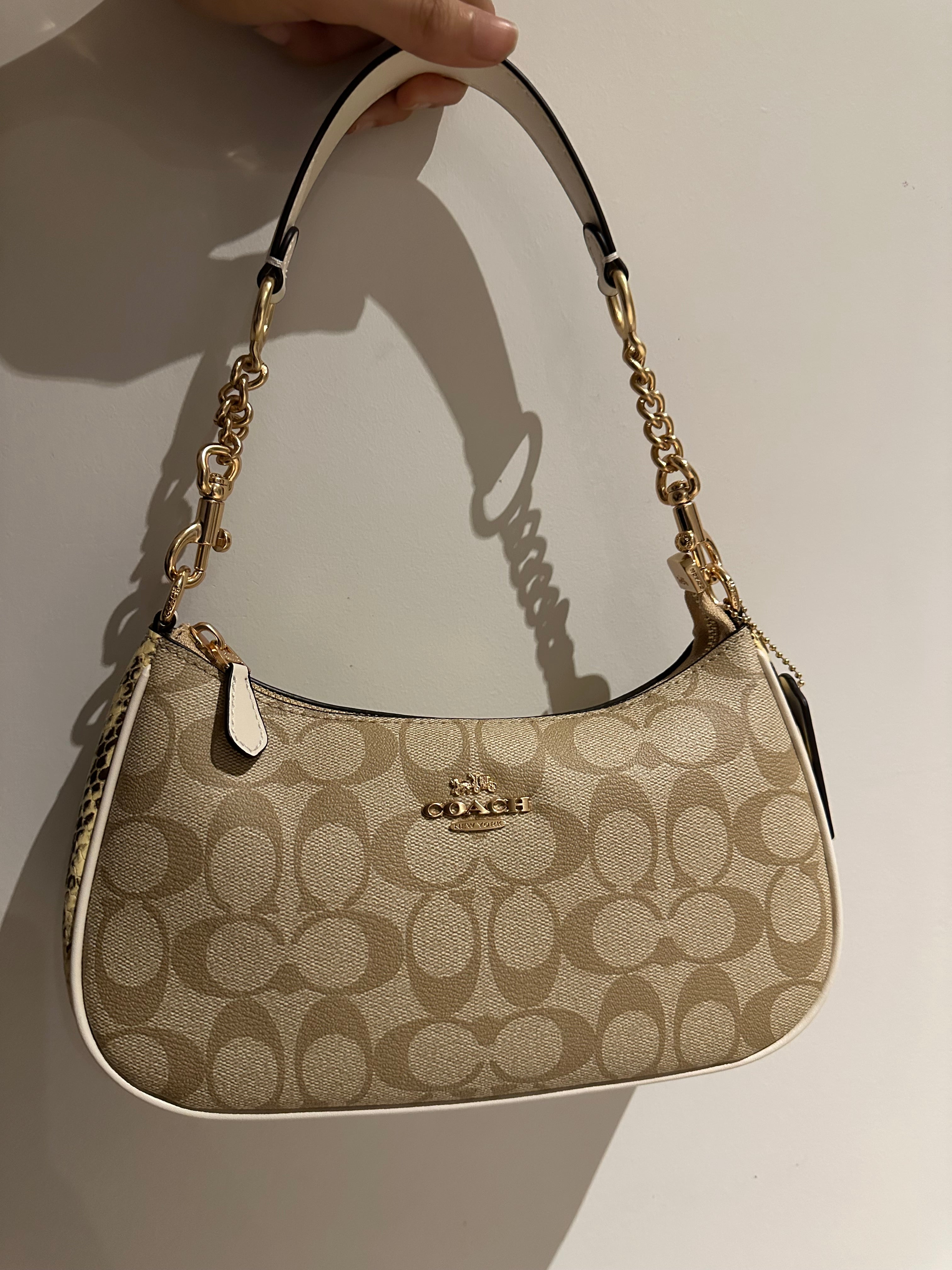 Teri Snake print Shoulder Handbag