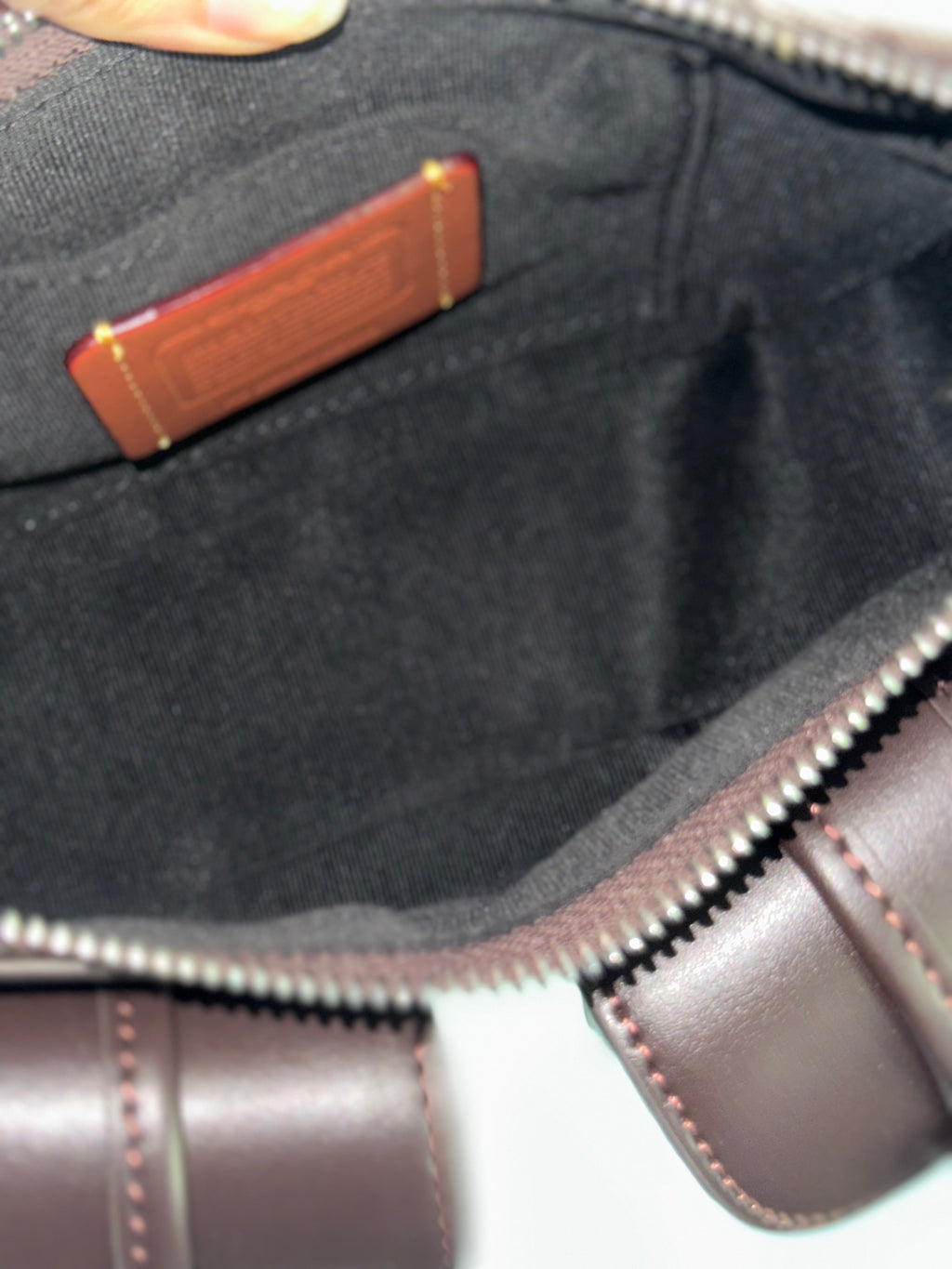 Ashton Brown Baguette Bag 90s Vintage