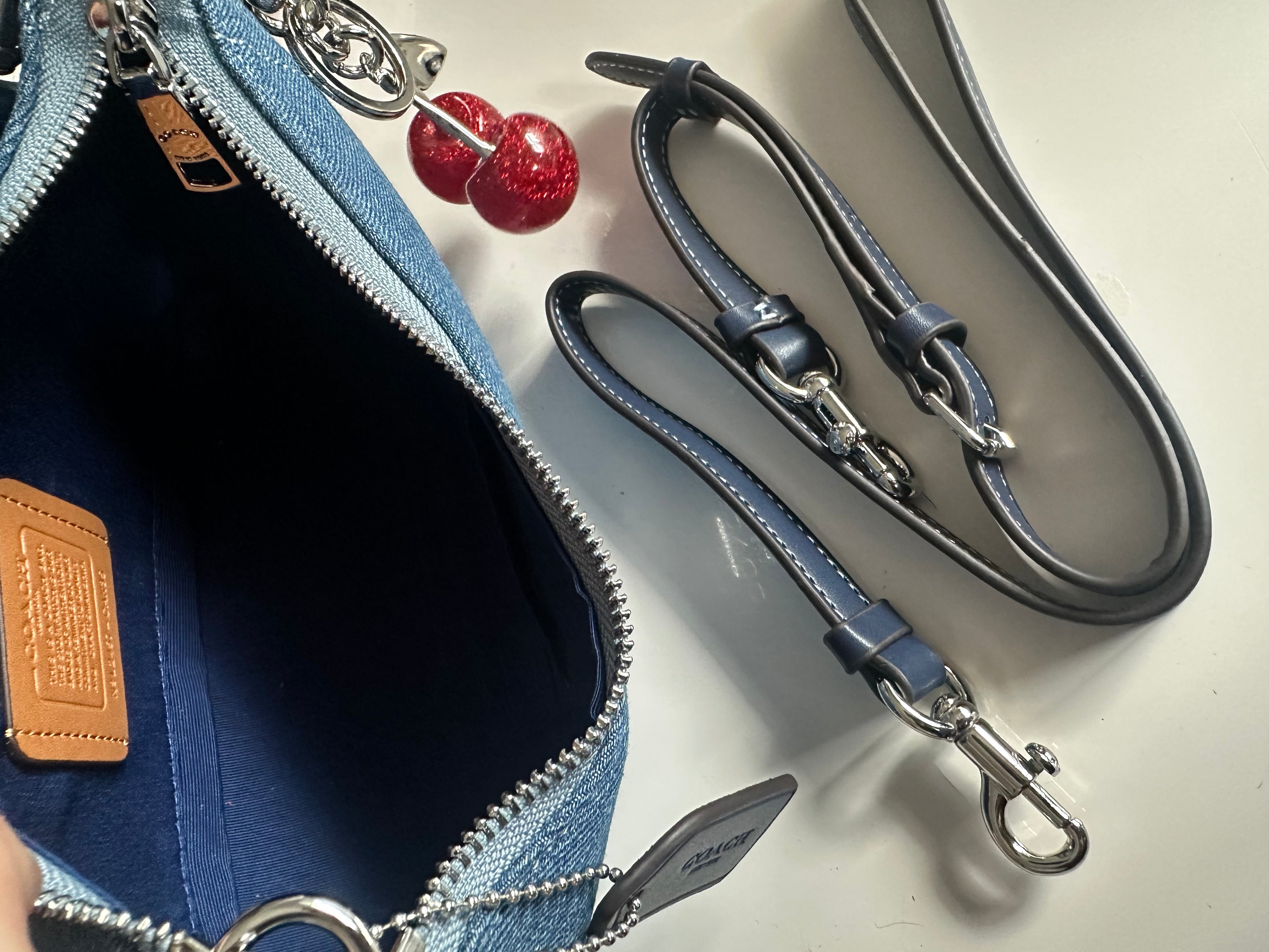 Teri Denim Shoulder Bag