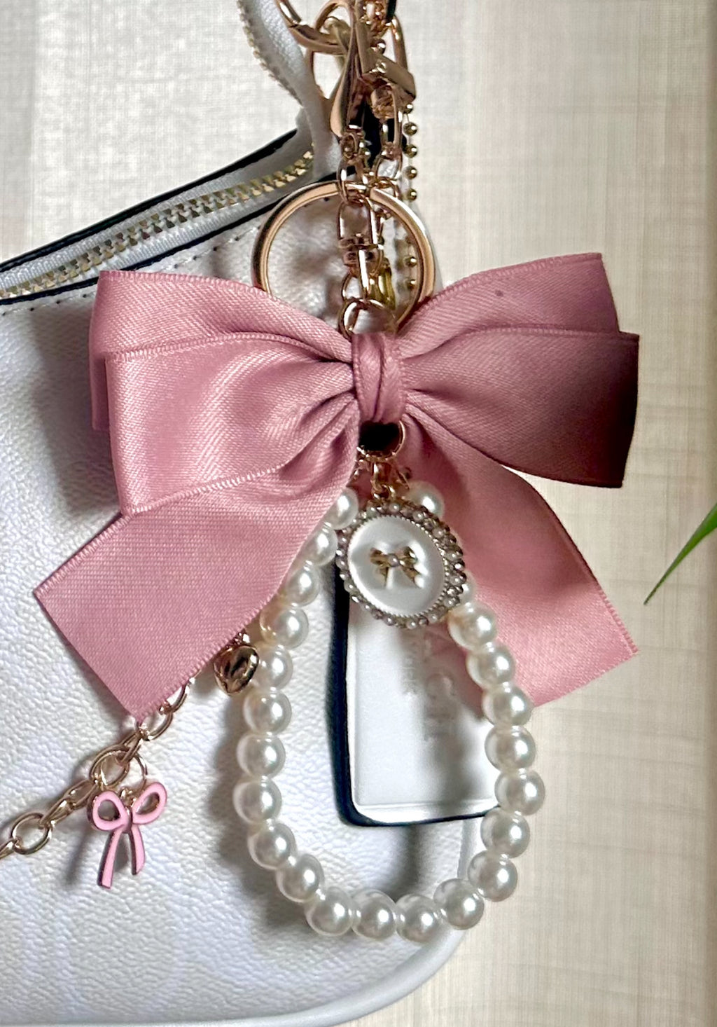 Alara Crystal Bow Tie Charm