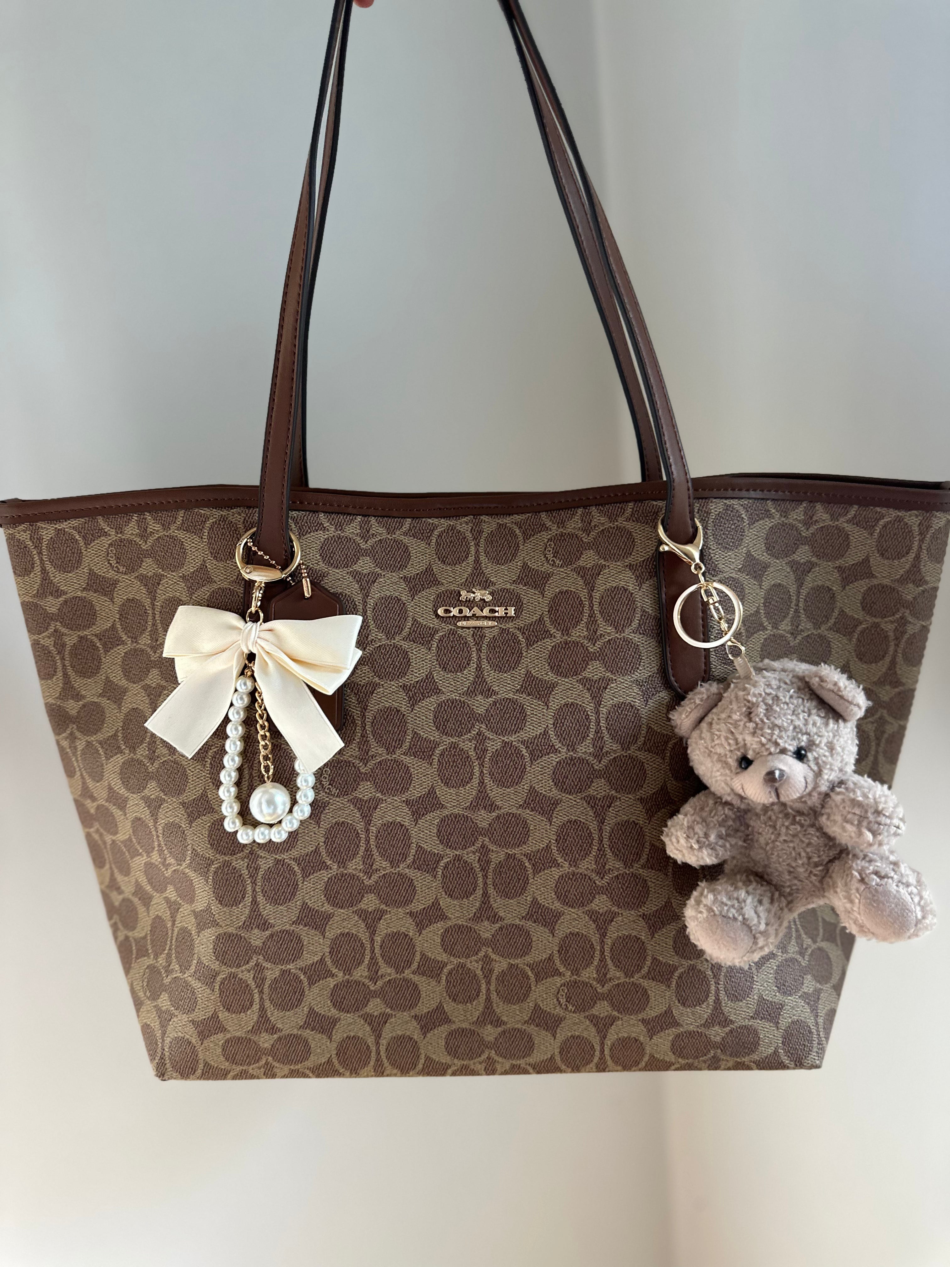Teddy bear Charm attachment - Brown