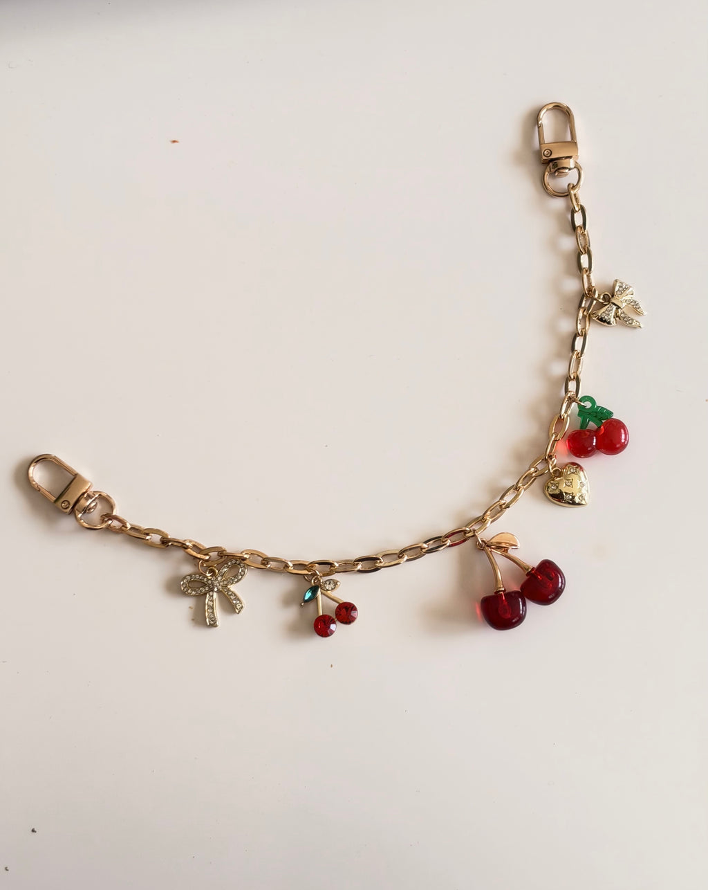 Cherry Bow Bag Charm accessories bow