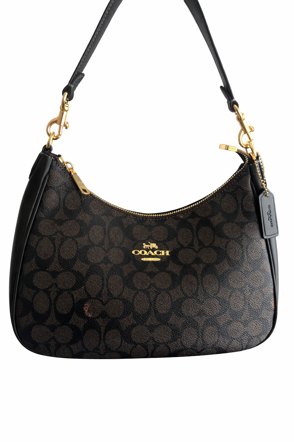 Hobo brown leather Teri Charmed bag