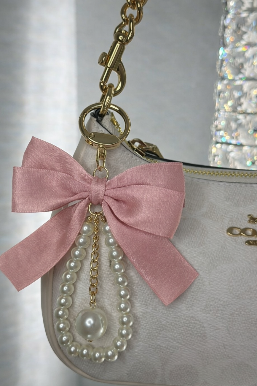 Aliyah Pearl Bow Tie Charm