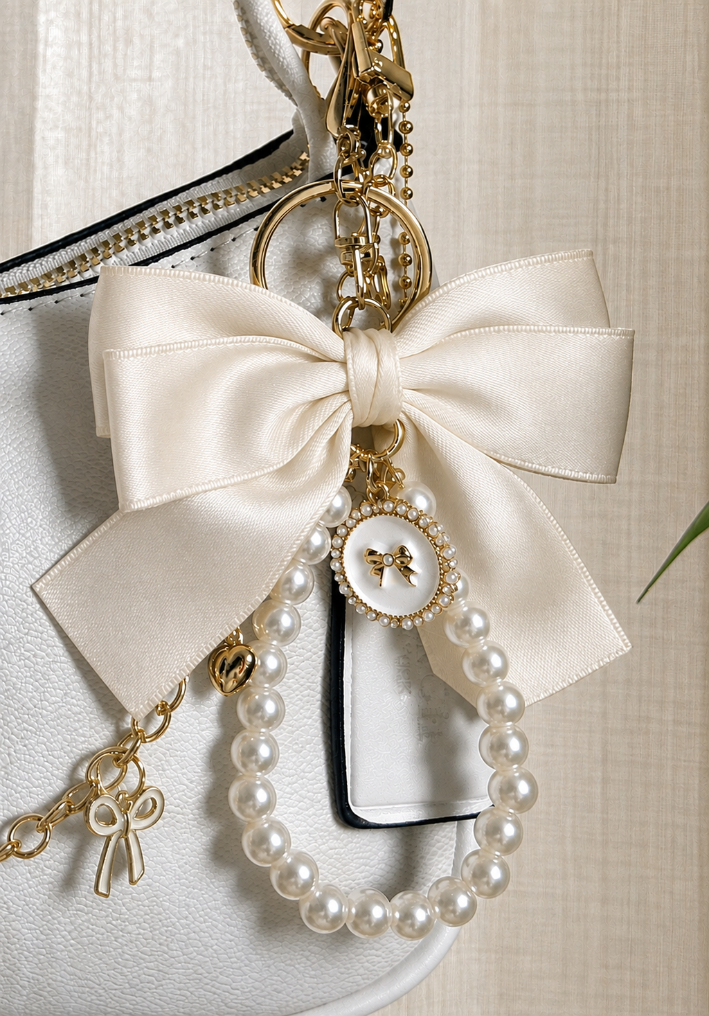 Alara Crystal Bow Tie Charm