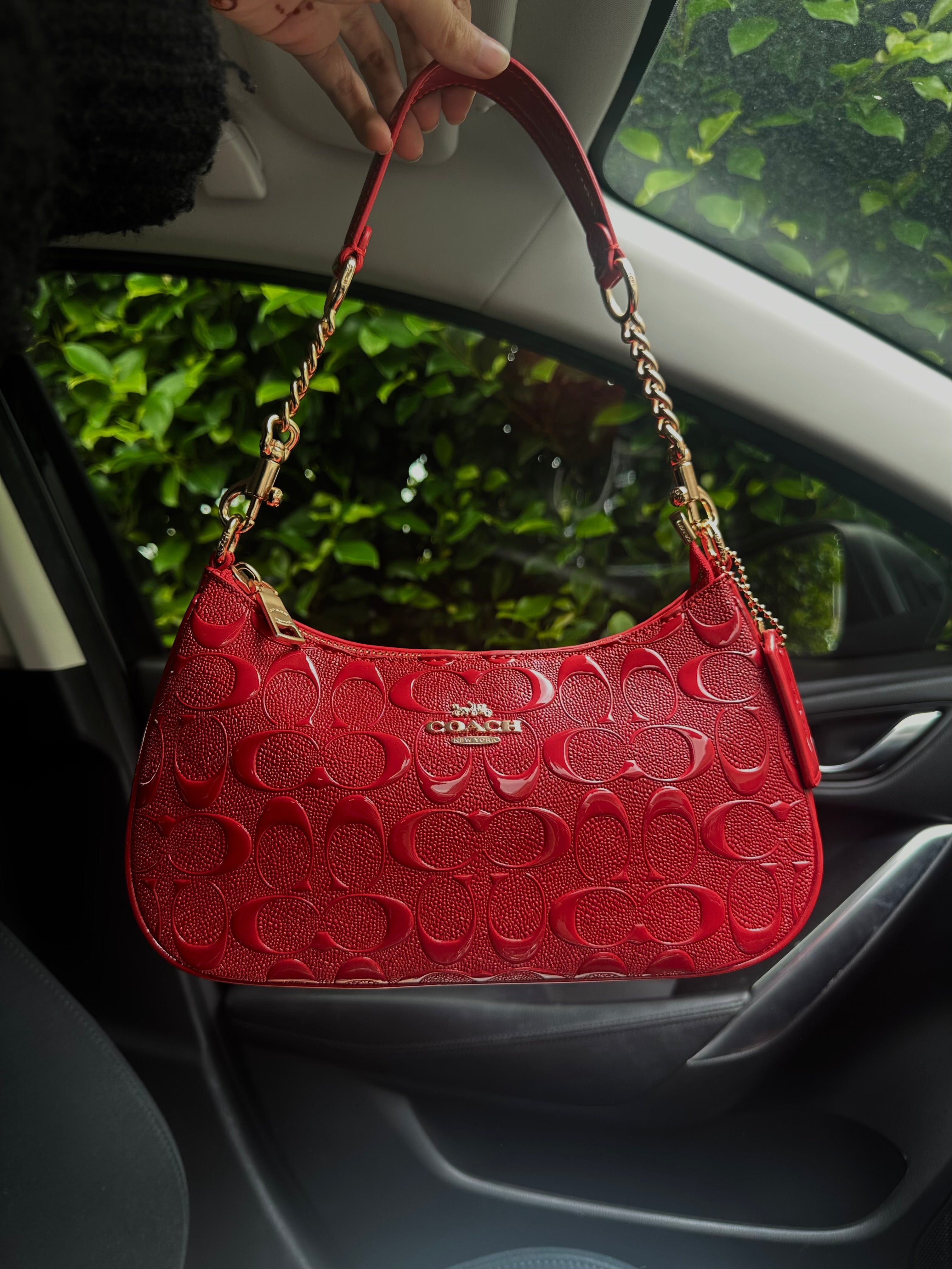 Glossy Red Teri Charmed bag – Charmed Finds AU