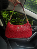 Glossy Red Teri Charmed bag